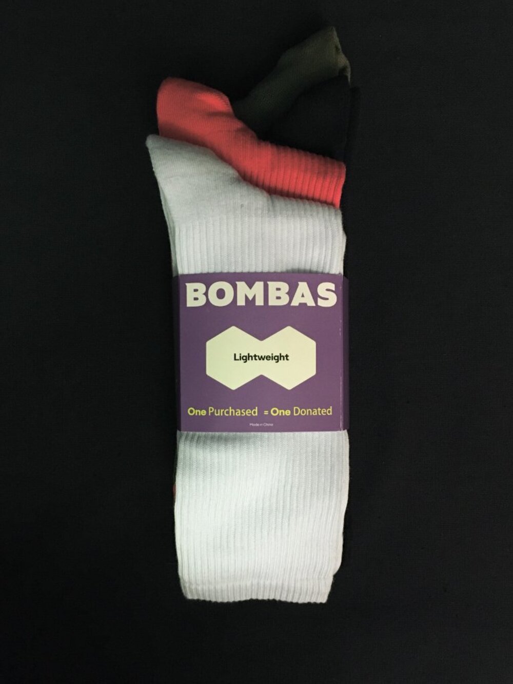 BOMBAS Pack of 4 Supima Cotton Modern Rib Calf Socks LARGE NWT